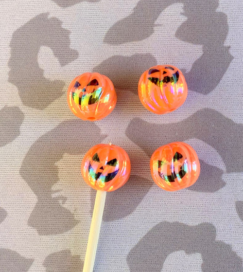 Halloween PUMPKIN Acrylic beads #2