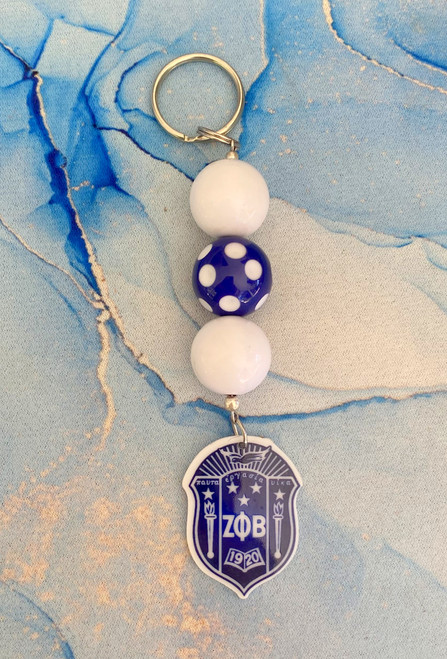 Zeta Leather keychain #2