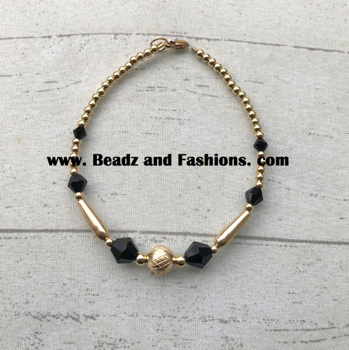 14k gold precision designer bracelet