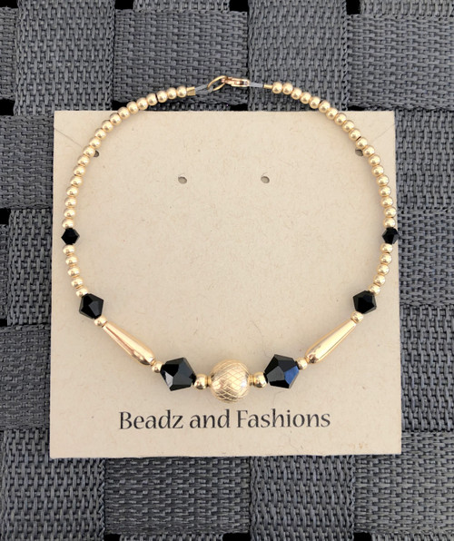 14k gold precision designer bracelet