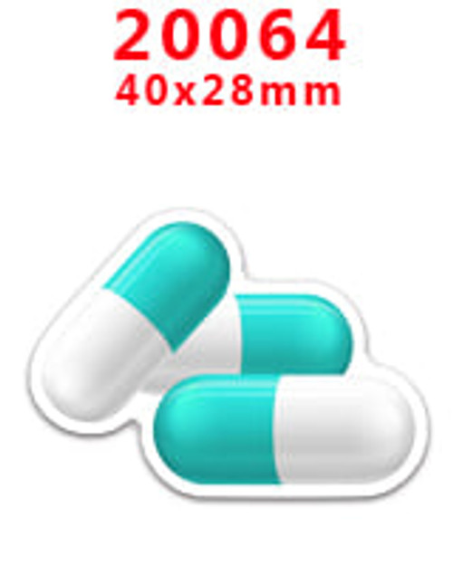 Pill blue planar resin