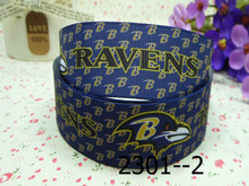 Ravens logo 7/8 sports Ribbon