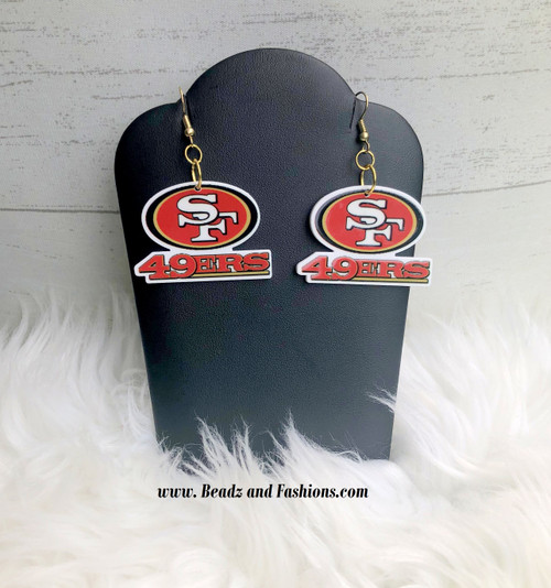 49ers planar earrings #1