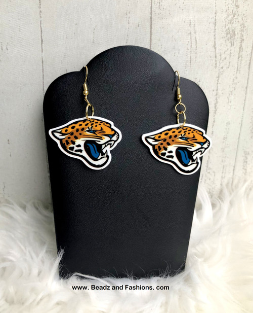 Jaguars planar earrings #1