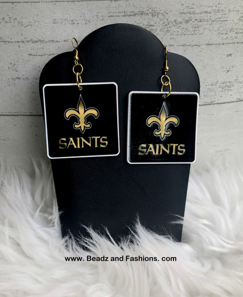 Saints planar earrings #1