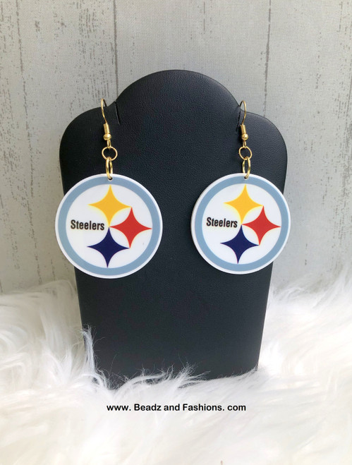 Steelers planar earrings #1