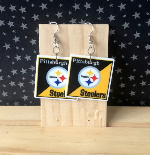 Steelers SMALL planar earrings #2
