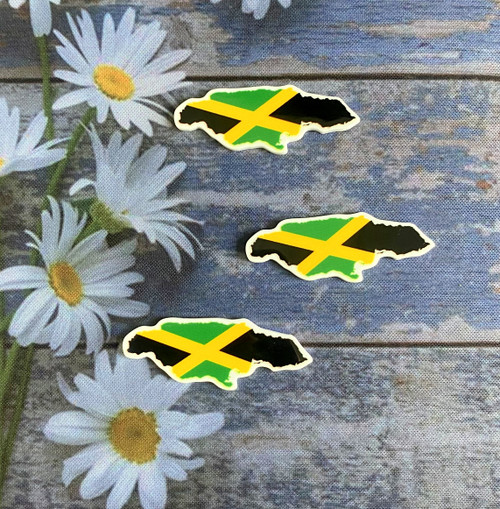 Jamaica flag resin planar
