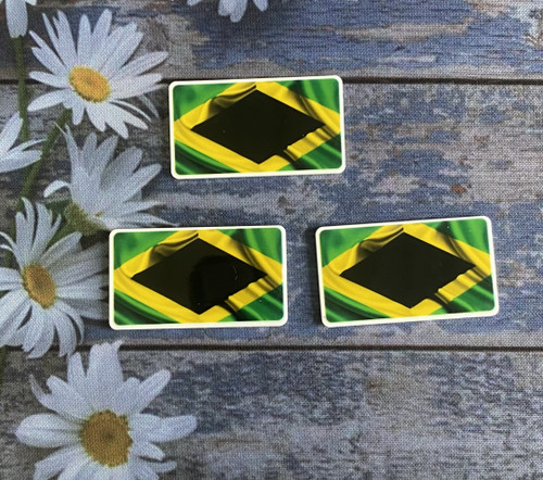 Jamaica flag planar resin #2