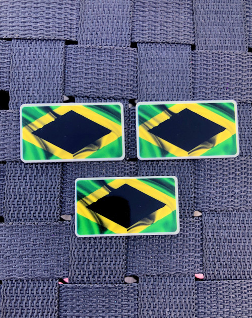 Jamaica flag planar resin #2