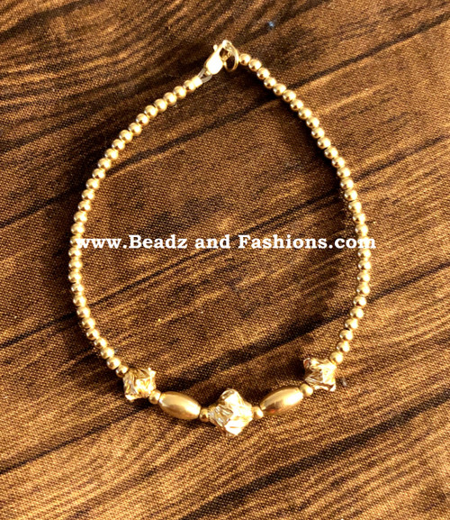 14k gold filled nugget bracelet #3