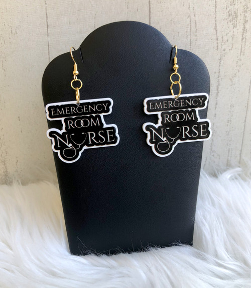 ER Nurse dangle earrings