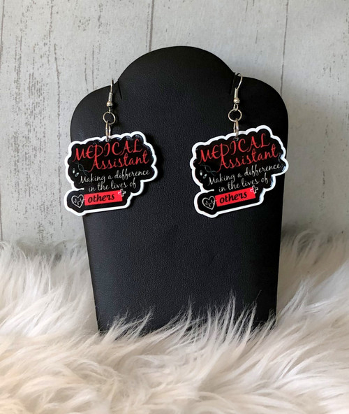 Medical Assistant Dangle Earrings