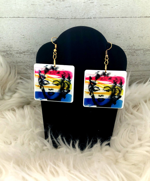 Marilyn  planar dangle earrings #3