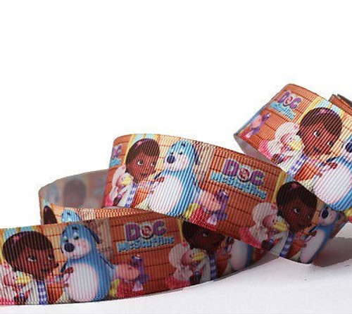 Doc Mcstuffin 1 inch grosgrain Ribbon #2