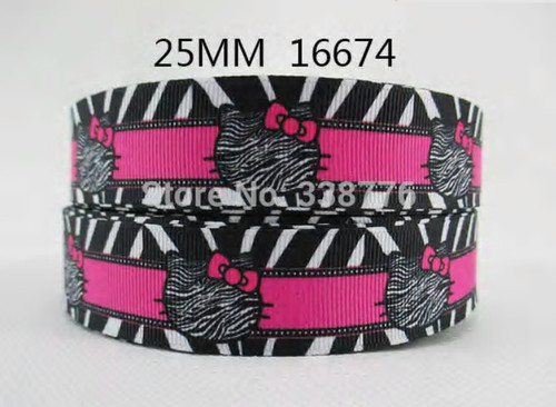 Hello Kitty  1 inch grosgrain Ribbon #4