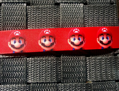 Mario 7/8 grosgrain Ribbon #1