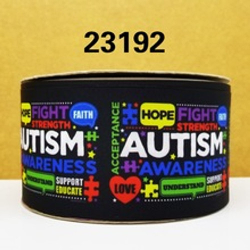 Autism 7/8 grosgrain Ribbon #2