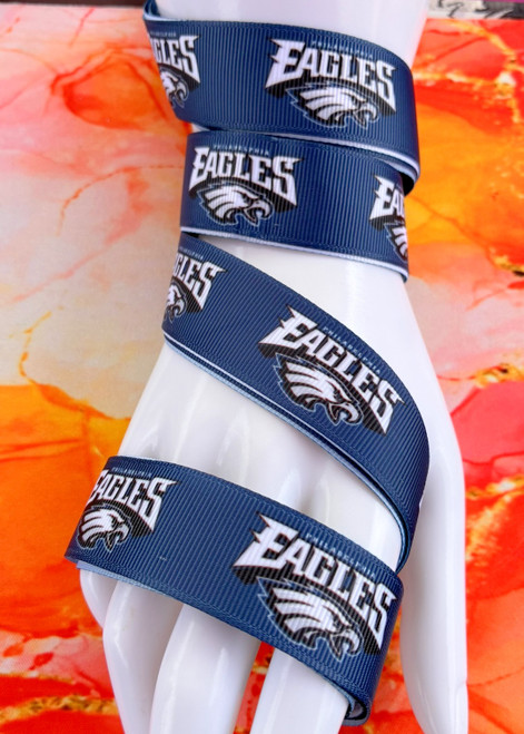 Eagles green 7/8 sports Ribbon