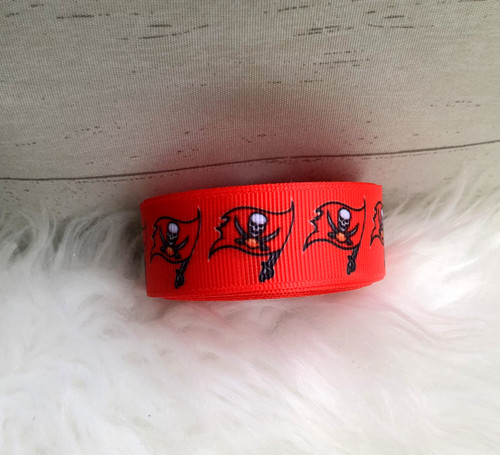 5 yards Buccaneers 7/8 sports Ribbon