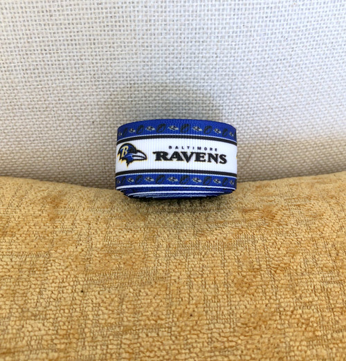 Ravens border 7/8 sports Ribbon