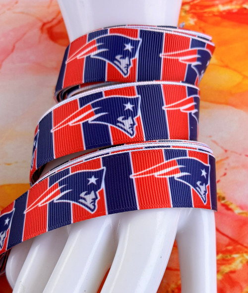 5 yards Patriots 7/8 sports Ribbon