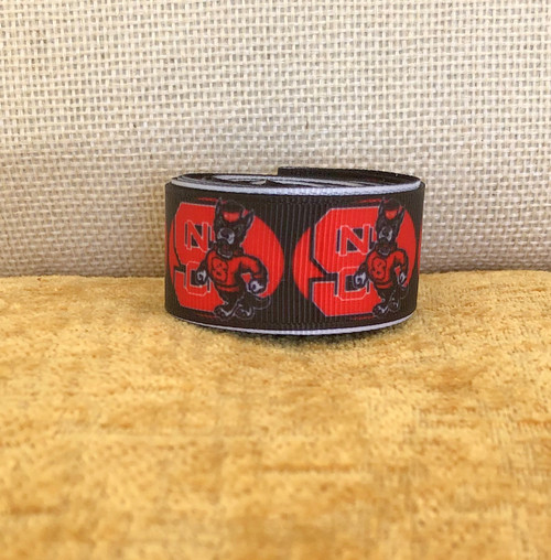 Nc State black 7/8 sports Ribbon #1