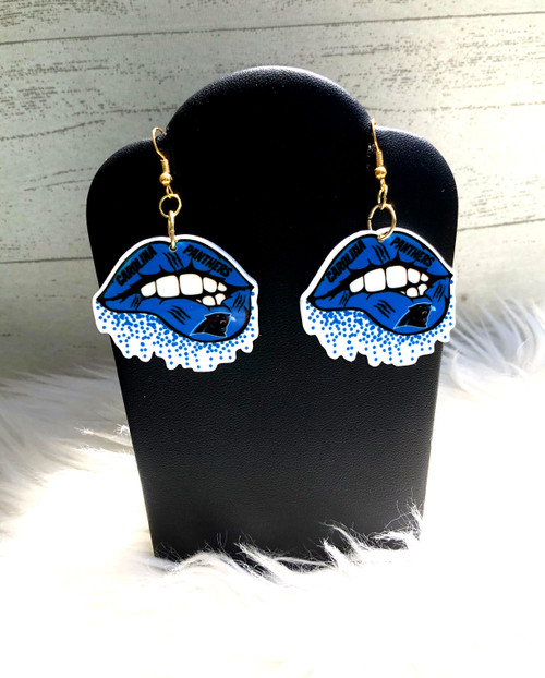 Panthers Lip planar earrings #2