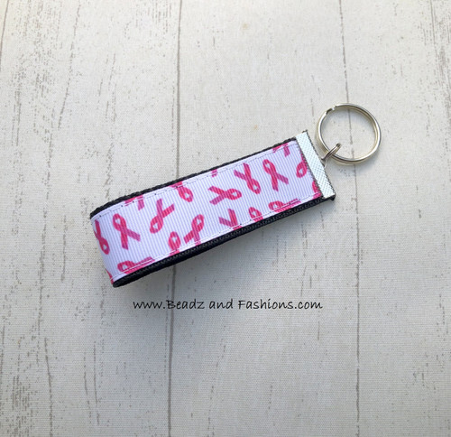 Breast cancer mini fob Keychain  #1