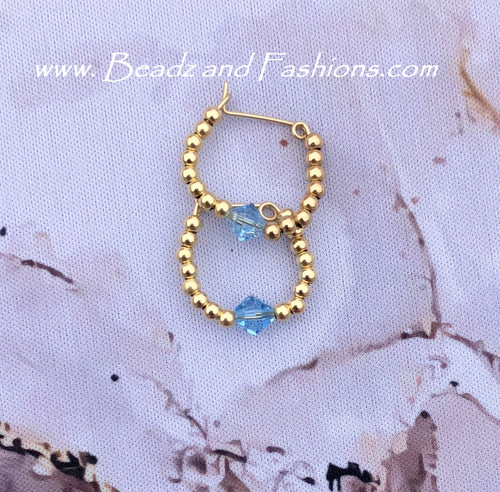 14k gold XS March hoop earrings