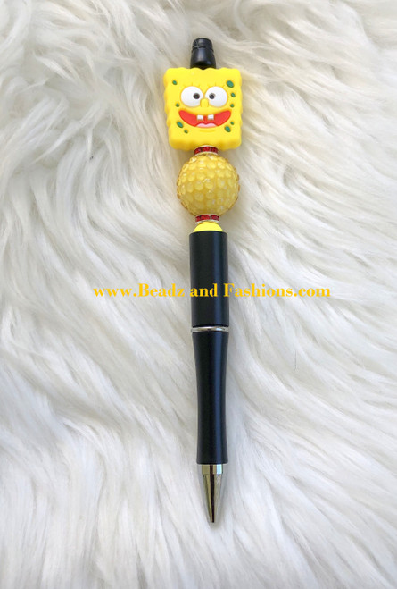 Custom" spongebob" Beadable pen