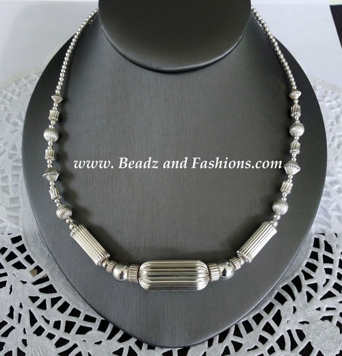 Sterling Silver chunky necklace #1