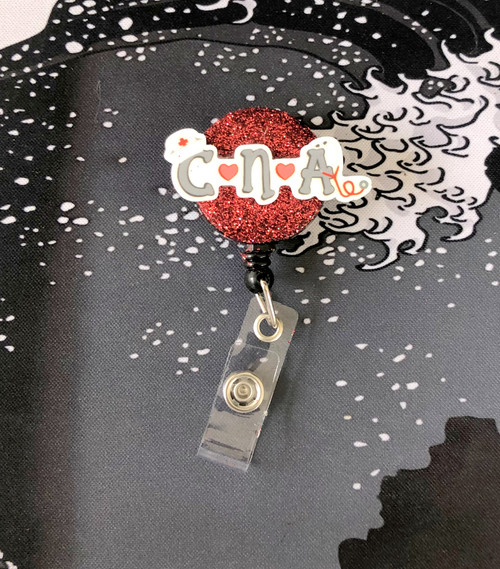 CNA gray planar badge reel