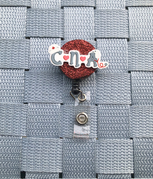 CNA gray planar badge reel
