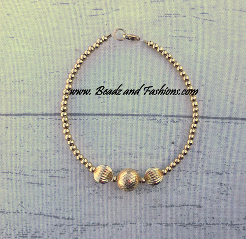 14k All gold precision bracelet #2