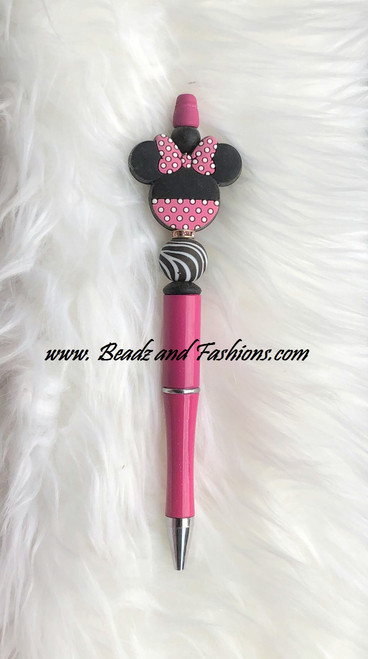 Minnie Custom Beadable pen #2