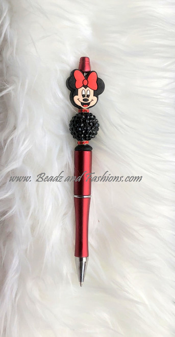 Minnie Custom Beadable pen #4