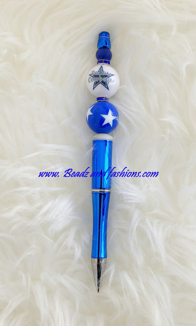 Cowboys custom beadable pen #2
