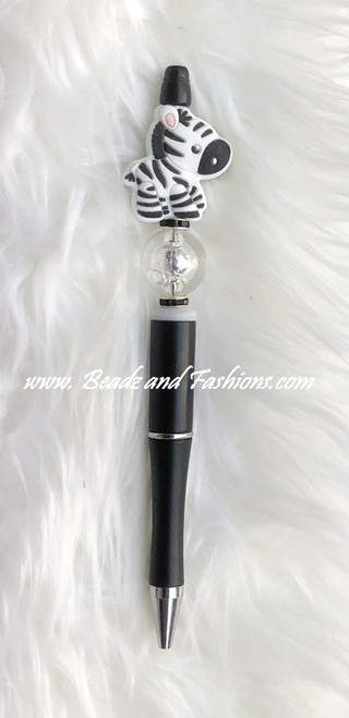 Zebra Beadable pen #1