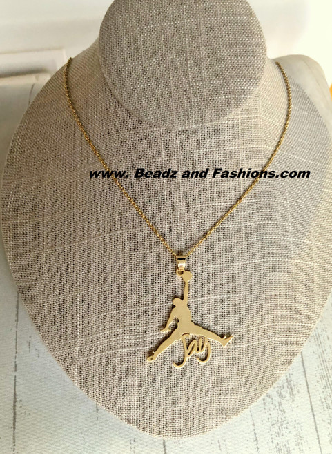 14k gold filled Jordan nameplate #3