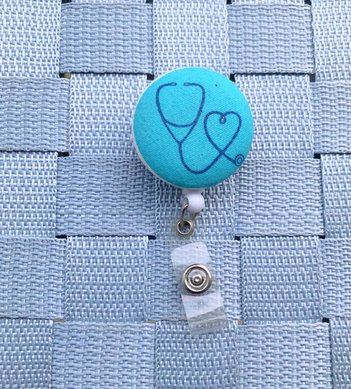 Blue Scope fabric badge reel