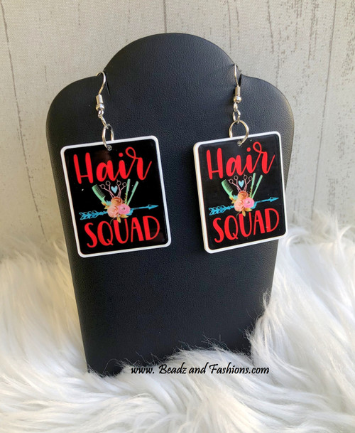 Hair Squad planar dangle earrings #1