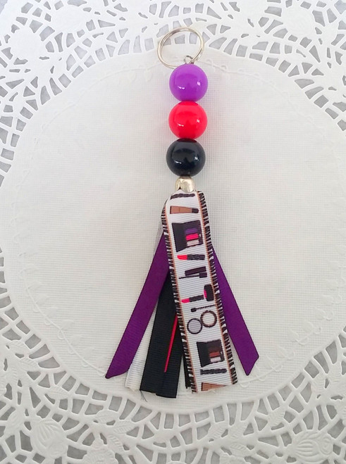 Makeup medium tassel Keychain #1