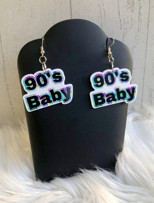 90's Baby dangle earrings