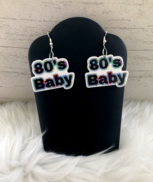 80's Baby dangle earrings