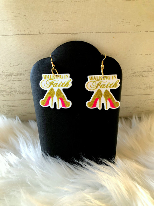 Walking in faith earrings