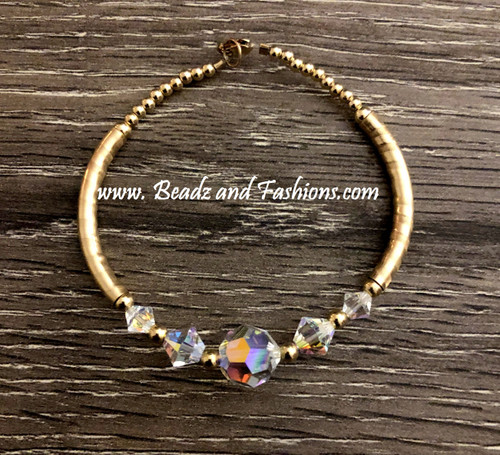 14k gold ANY COLOR round bangle