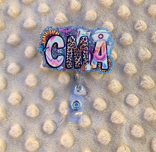 CMA medical assistant glitter badge reel