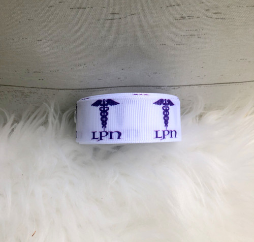 LPN Nurse 7/8 grosgrain Ribbon #6