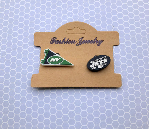 2pc Jets Croc shoe charm #1